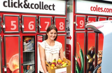 Un autre type de drive existe aux Etats-Unis : le "click and collect" avec des casiers. On vous donne le numéro de casier où l'on a déposé votre commande. Vous disposez d'une clé que vous pouvez réutiliser.